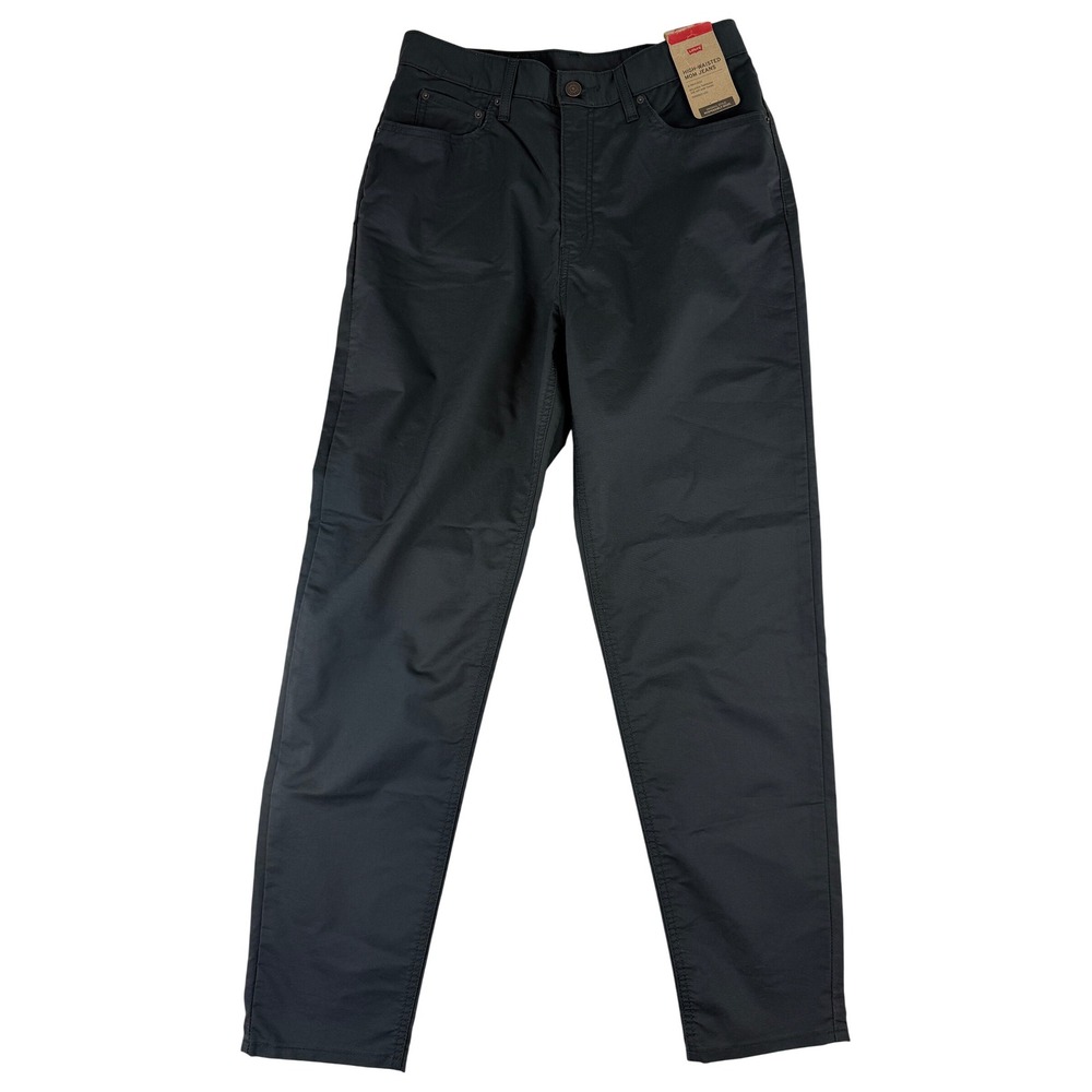 Levi's High-Waisted Mom Jeans Women 29x30 Black Tapered Leg A3506-1822